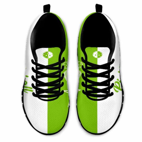 SS-U-Hobb-GWL-Pklb-210608VY10 @ Pickleball Green White Love-Pickleball Green White Love Sneakers
