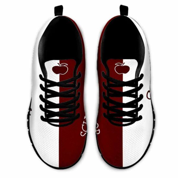 SS-U-Job-RNW-Csl-220610NA10 @ School Counselor Red N White-School Counselor Strong Red White Sneakers