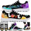 SS-U-Job-WLA-Csl-210623VY10 @ Counselor Watercolor Love Apple-School Counselor Watercolor Love Apple Sneakers