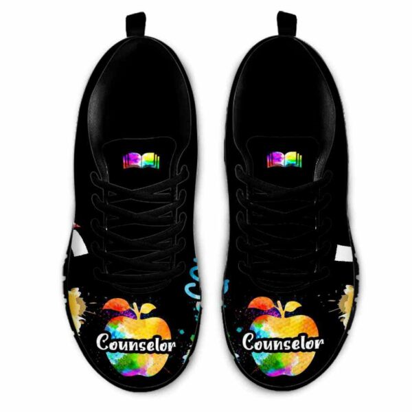 SS-U-Job-WLA-Csl-210623VY10 @ Counselor Watercolor Love Apple-School Counselor Watercolor Love Apple Sneakers