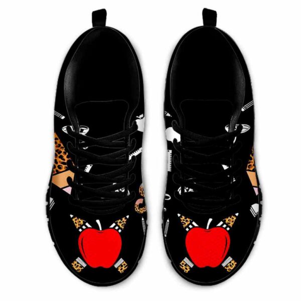 SS-U-Job-LP-Csl-210623VY10 @ Counselor Leopard Pencil-School Counselor Leopard Pencil Sneakers