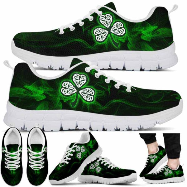 SS-U-Ctry-SS-Irsh-220610NA10 @ Irish Shamrock Smoke-Irish Green Smoke Sneakers