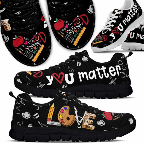 SS-U-Job-HTL-Csl-210623VY10 @ Counselor Heart Tool Love-School Counselor Heart Love You Matter Sneakers