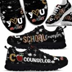 SS-U-Job-RLP-Csl-210623VY10 @ Counselor Retro Leopard Pattern-School Counselor Leopard You Matter Sneakers