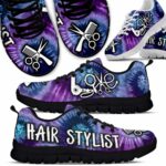 SS-U-Job-TDD-Hsty-220610NA10 @ Hair Stylist Tie Dye Dark-Hairstylist Dark Purple Tie Dye Sneakers