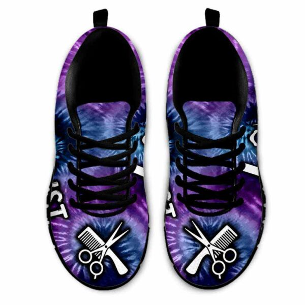 SS-U-Job-TDD-Hsty-220610NA10 @ Hair Stylist Tie Dye Dark-Hairstylist Dark Purple Tie Dye Sneakers