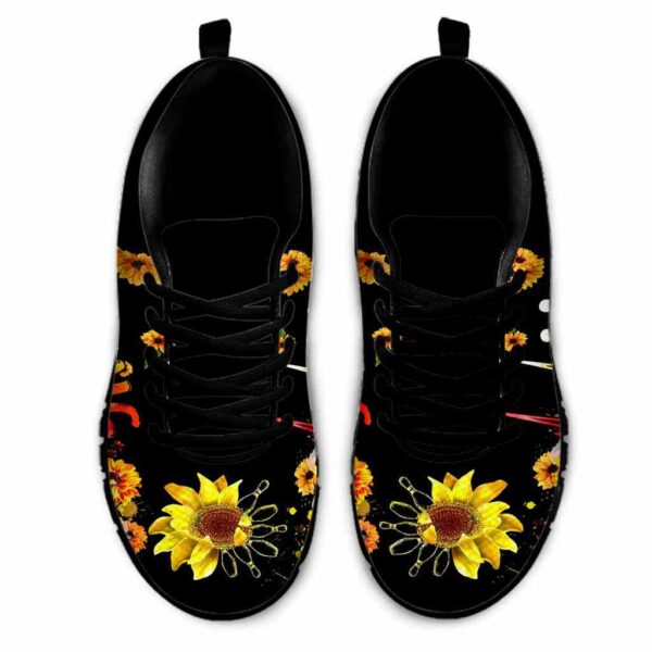 SS-U-Hobb-SWH-Bwl-210719VY10 @ Bowling Sunflower Watercolor Heartbeat-Bowling Sunflower Heartbeat Sneakers