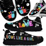 SS-U-Hobb-BLAG-Bwl-210621VY10 @ Bowling Bowl Like A Girl-Bowling Love Bowl Like A Girl Sneakers