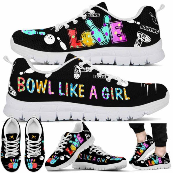SS-U-Hobb-BLAG-Bwl-210621VY10 @ Bowling Bowl Like A Girl-Bowling Love Bowl Like A Girl Sneakers
