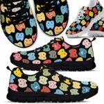 SS-U-Nur-CTP-Det-220610NA10 @ Dentist Colorful Tooth Pattern-Dentist Colorful Teeth Pattern Sneakers