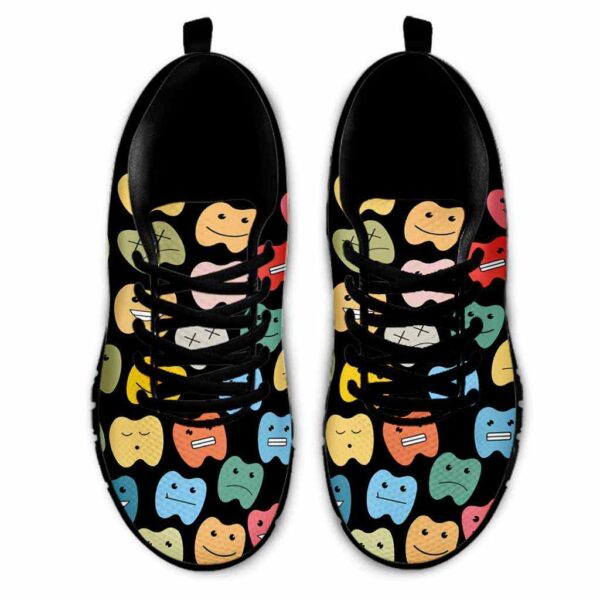 SS-U-Nur-CTP-Det-220610NA10 @ Dentist Colorful Tooth Pattern-Dentist Colorful Teeth Pattern Sneakers