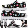 SS-U-Nur-CD-Det-220610NA10 @ Cute Dental-Dentist Cute Dental Pattern Sneakers