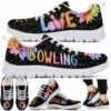 SS-U-Hobb-SBP-Bwl-220610NA10 @ Sunflower Bowling Pin-Bowling Sunflower Love Pattern Sneakers