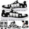 SS-U-Nur-3TBP-Det-220610NA10 @ Dental 3 Tooth Brother Pattern-Dentist Cute Teeth Brothers Pattern Sneakers