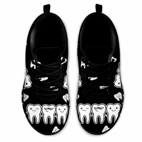 SS-U-Nur-3TBP-Det-220610NA10 @ Dental 3 Tooth Brother Pattern-Dentist Cute Teeth Brothers Pattern Sneakers