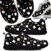 SS-U-Nur-BCTP-Det-220610NA10 @ Dentist Black Cute Tooth Pattern-Dentist Cute Teeth Pattern Sneakers