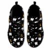 SS-U-Nur-BCTP-Det-220610NA10 @ Dentist Black Cute Tooth Pattern-Dentist Cute Teeth Pattern Sneakers