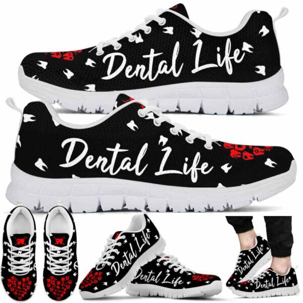 SS-U-Nur-RDL-Det-210527VY10 @ Dentist Red Dental Life-Dentist Heart Dental Life Sneakers