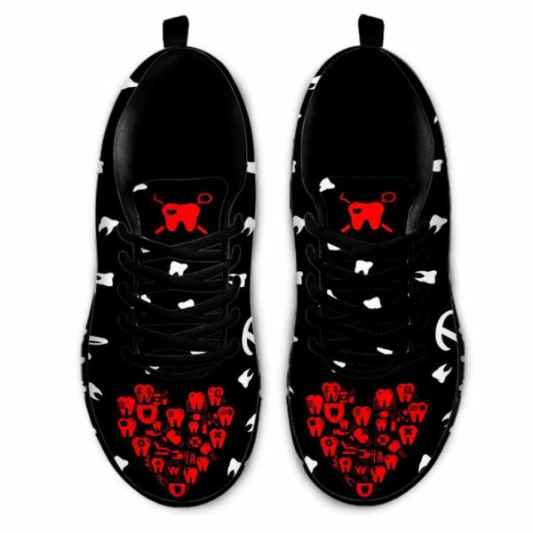 SS-U-Nur-RDL-Det-210527VY10 @ Dentist Red Dental Life-Dentist Heart Dental Life Sneakers