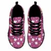 SS-U-Nur-SCTP-Det-220610NA10 @ Dentist Strawberry Cute Tooth Pattern-Dentist Strawberry Pink Tooth Pattern Sneakers
