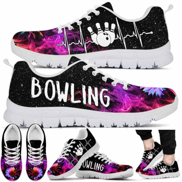 SS-U-Hobb-FS-Bwl-220610NA10 @ Bowling Flaming Smoke-Bowling Sunflower Flame Smoke Sneakers