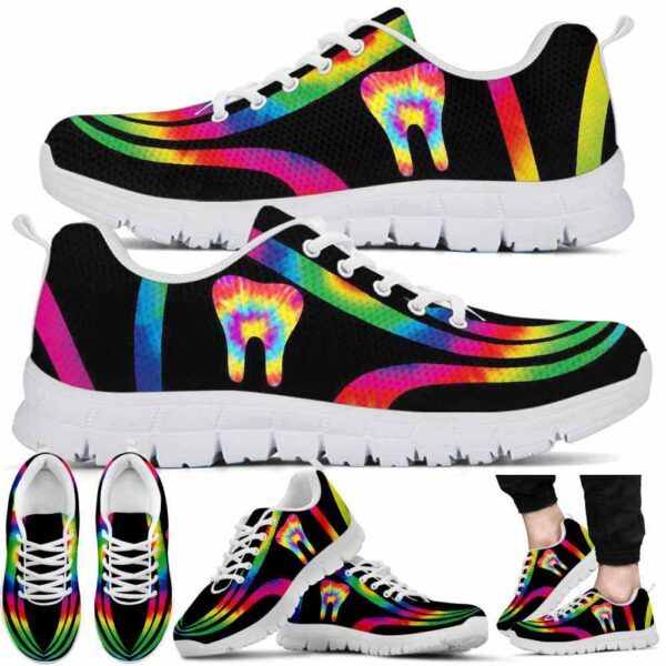 SS-U-Nur-TRL-Det-210527VY10 @ Dentist Tooth Rainbow Line-Dentist Rainbow Line Sneakers
