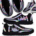 SS-U-Hobb-HLLB-Bwl-210621VY10 @ Bowling Hologram Line Love Balls-Bowling Love Hologram Line Sneakers