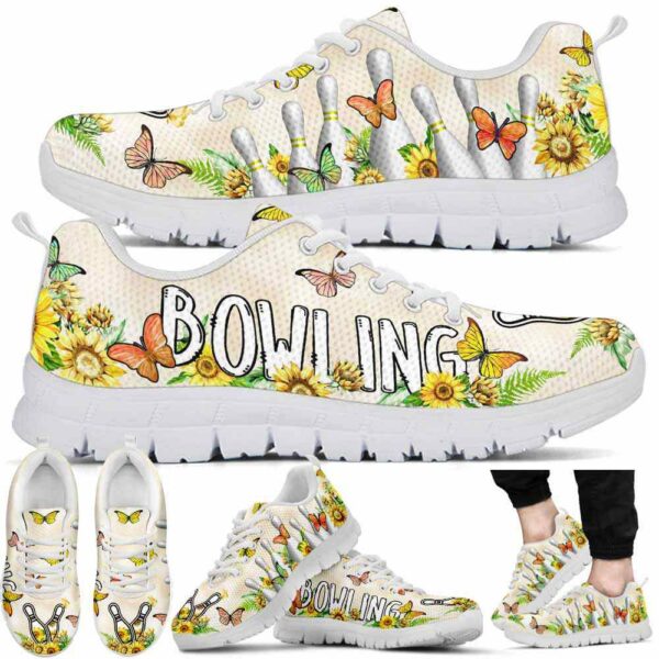 SS-U-Hobb-SB-Bwl-210719VY10 @ Bowling Sunflower Butterfly-Bowling Sunflower Butterfly Sneakers