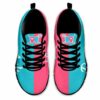 SS-U-Nur-LDL-Det-210527VY10 @ Dentist Love Dental Life-Dentist Pink Teal Love Sneakers