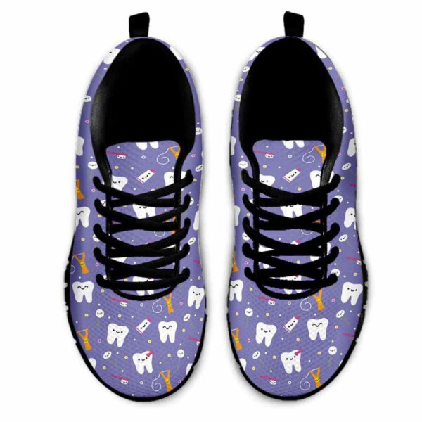 SS-U-Nur-PCTP-Det-220610NA11 @ Dentist Purple Cute Tooth Pattern-Dentist Purple Cute Tooth Pattern Sneakers