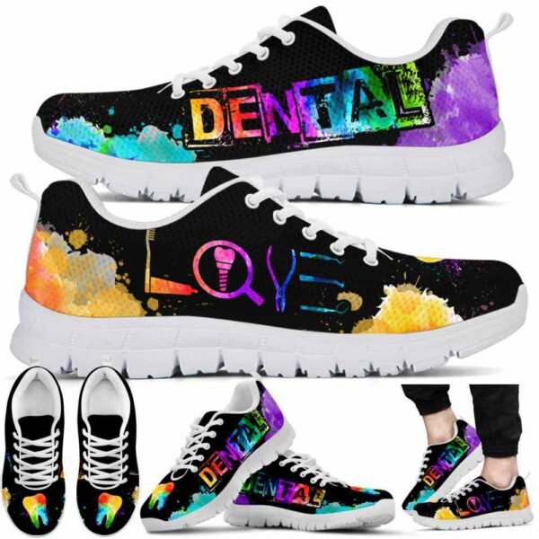 SS-U-Nur-WL-Det-220610NA10 @ Dental Watercolor Love-Dentist Watercolor Love Sneakers
