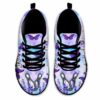 SS-U-Hobb-LBTD-Bwl-220610NA10 @ Bowling Lavender Butterflies Tie Dye-Bowling Lavender Butterfly Pattern Sneakers
