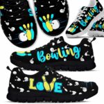 SS-U-Hobb-BYL-Bwl-210621VY10 @ Bowling Blue Yellow Love-Bowling Blue Yellow Love Sneakers