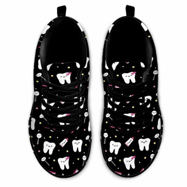SS-U-Nur-PCTP-Det-220610NA10 @ Dentist Pink Cute Tooth Pattern-Dentist Pink Cute Tooth Pattern Sneakers