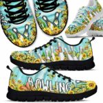 SS-U-Hobb-STW-Bwl-210719VY10 @ Bowling Sunflower Teal Wood-Bowling Sunflower Wood Teal Sneakers
