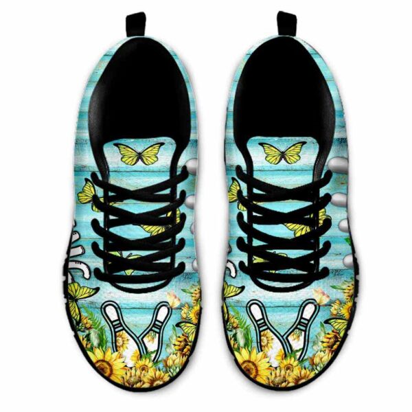 SS-U-Hobb-STW-Bwl-210719VY10 @ Bowling Sunflower Teal Wood-Bowling Sunflower Wood Teal Sneakers