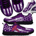 SS-U-Nur-PF-CNA-220610NA10 @ Cna Purple Flag-Cna Purple Usa Flag Sneakers