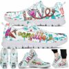 SS-U-Nur-CLBT-CNA-220610NA10 @ Cna Cna Life Blue Tie Dye-Cna Blue Love Pattern Sneakers