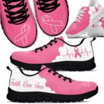 SS-U-Awa-PC-BreCan-220610NA10 @ Breast Cancer Pink Cloud-Breast Cancer Cloud Faith Over Fear Sneakers