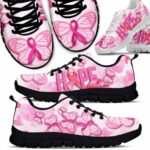 SS-U-Awa-H-BreCan-220610NA10 @ Breast Cancer Hope-Breast Cancer Cloud Heartbeat Sneakers