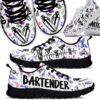 SS-U-Job-LCP-Btd-220610NA11 @ Bartender Lavender Cocktails Pattern-Bartender Lavender Drinks Pattern Sneakers