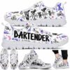 SS-U-Job-LCP-Btd-220610NA11 @ Bartender Lavender Cocktails Pattern-Bartender Lavender Drinks Pattern Sneakers