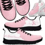 SS-U-Awa-NC-BreCan-220610NA10 @ Breast Cancer Nude Cloud-Breast Cancer Heartbeat Cloud Fight Sneakers