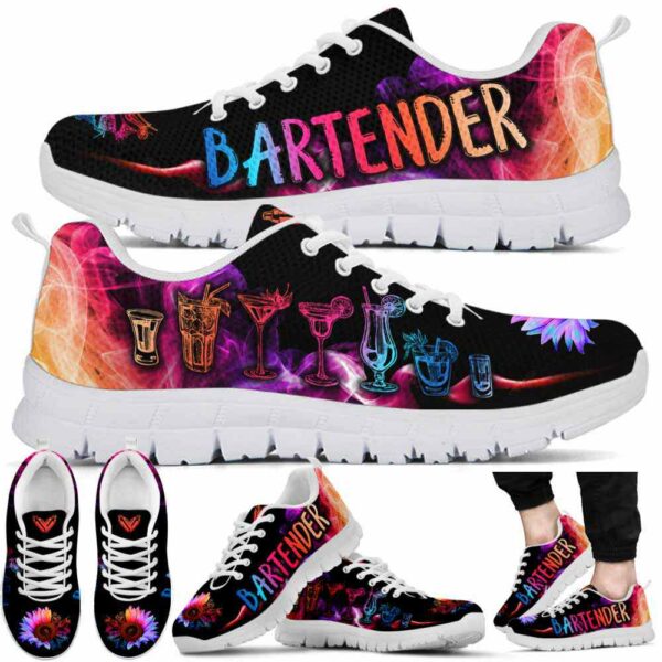 SS-U-Job-CS-Btd-220610NA11 @ Bartender Cloud Smoke-Bartender Sunflower Cloud Smoke Sneakers