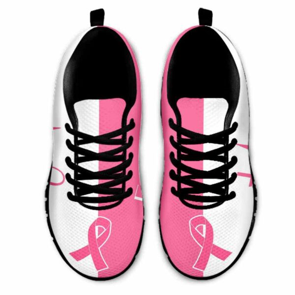 SS-U-Awa-FHL-BreCan-220610NA10 @ Breast Cancer Faith Hope Love-Breast Cancer Faith Hope Love Heartbeat Sneakers