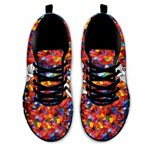 SS-U-Nur-OP-CNA-220610NA10 @ Cna Oil Paint-Cna Oil Paint Pattern Sneakers