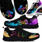 SS-U-Nur-WHB-CNA-220610NA10 @ Cna Watercolor Heart Beat-Cna Watercolor Heartbeat Sneakers