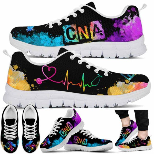 SS-U-Nur-WHB-CNA-220610NA10 @ Cna Watercolor Heart Beat-Cna Watercolor Heartbeat Sneakers