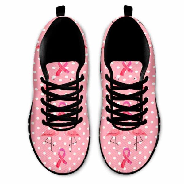 SS-U-Awa-FRP-BreCan-220610NA10 @ Breast Cancer Flamingo Ribbon Pattern-Breast Cancer Ribbon Flamingo Pattern Sneakers
