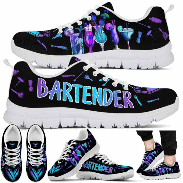 SS-U-Job-PBC-Btd-210727VY11 @ Bartender Purple Blue Cocktail-Bartender Blue Purple Cocktails Sneakers